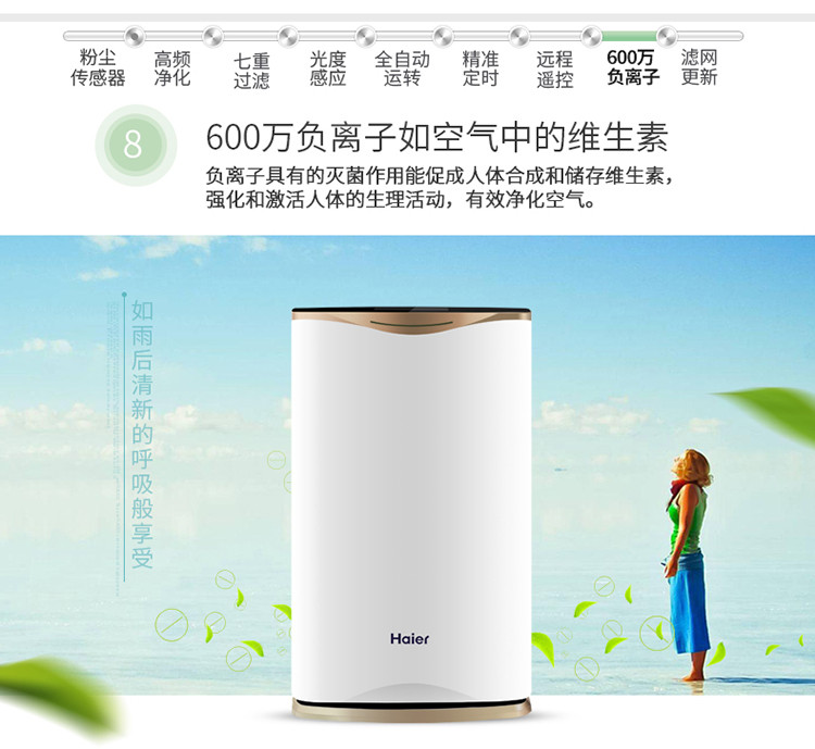 海尔/HAIER 海尔 空气类产品 空气净化器 WKJ-103W