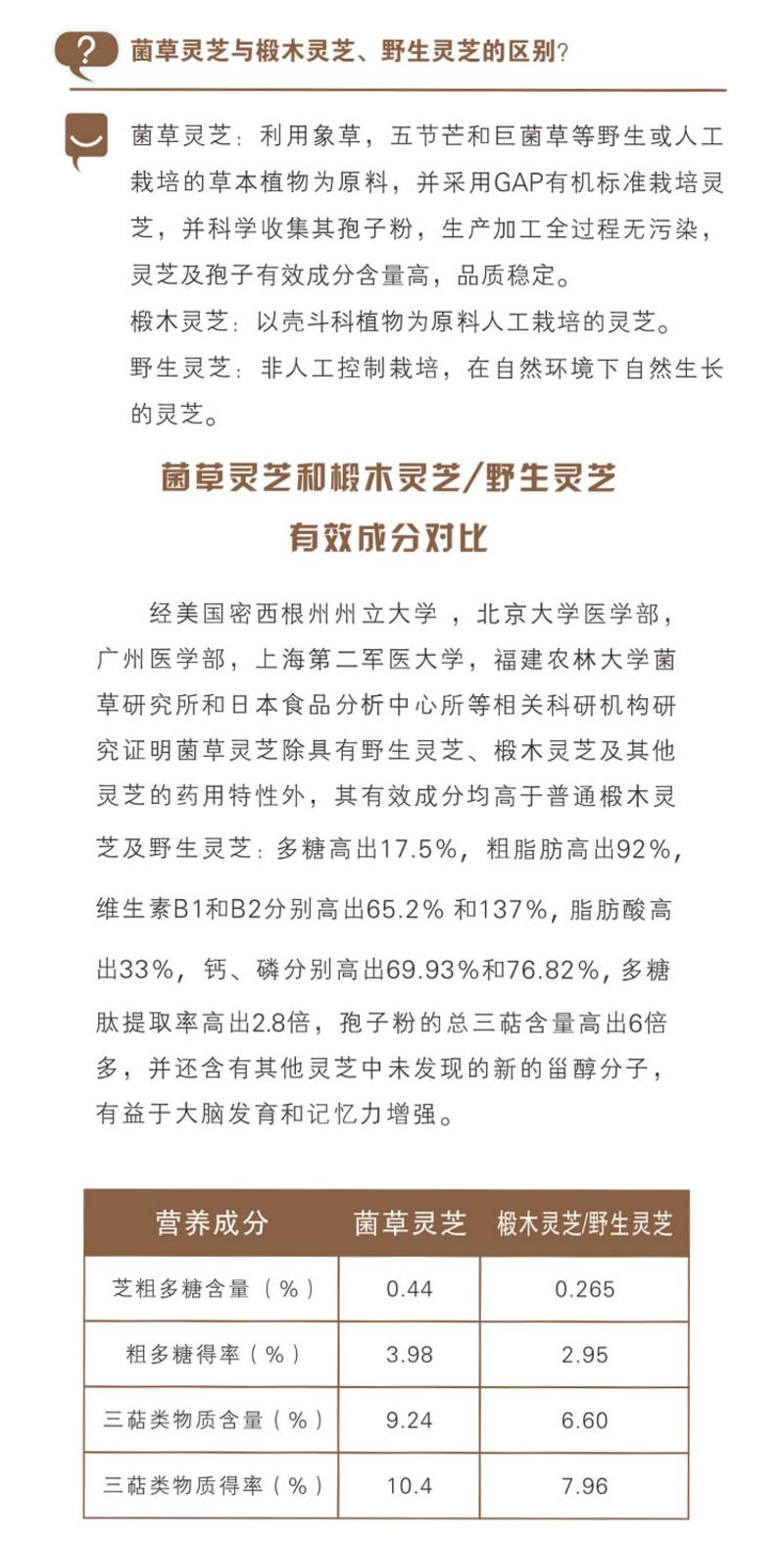 儋耳菌业灵芝茶，菌草鹿角灵芝细茸茶精品礼盒装，绿色种植专利产品