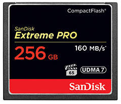 闪迪（SanDisk）至尊超极速CompactFlash存储卡 256GB