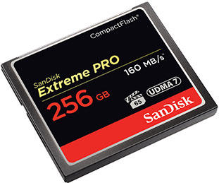 闪迪（SanDisk）至尊超极速CompactFlash存储卡 256GB