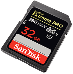 闪迪（SanDisk）至尊超极速SDHC UHS-II存储卡 32GB