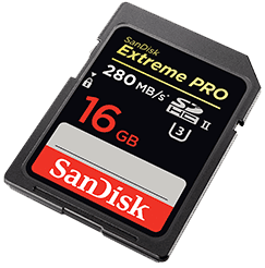 闪迪（SanDisk）至尊超极速SDHC UHS-II存储卡 16GB