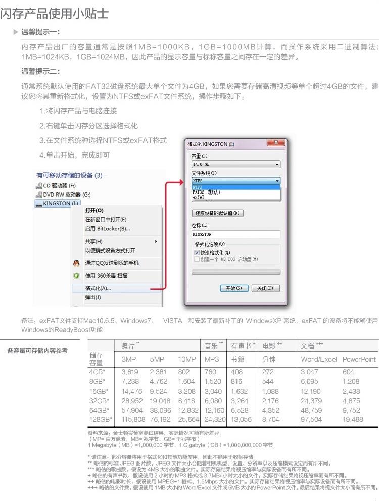 金士顿（Kingston）128GB 80MB/s SD Class10 UHS-I高速存储卡