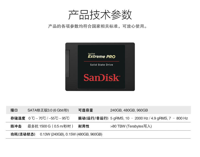 Sandisk/闪迪 SDSSDXPS-480G-Z25 480G固态硬盘笔记本台式机