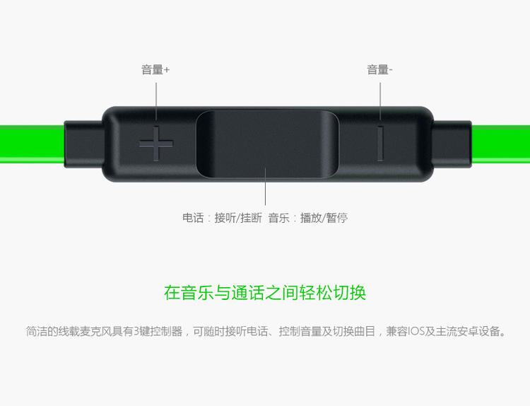 Razer/雷蛇 战锤狂鲨专业版V2 Hammerhead Pro 游戏入耳式耳机