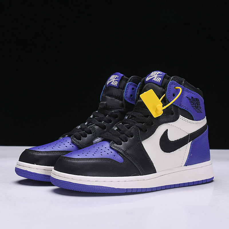 Nike Air Jordan 1 Green Purple AJ1 黑紫新黑绿脚趾 休闲男女情侣鞋