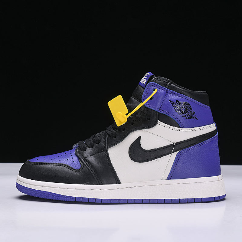 Nike Air Jordan 1 Green Purple AJ1 黑紫新黑绿脚趾 休闲男女情侣鞋