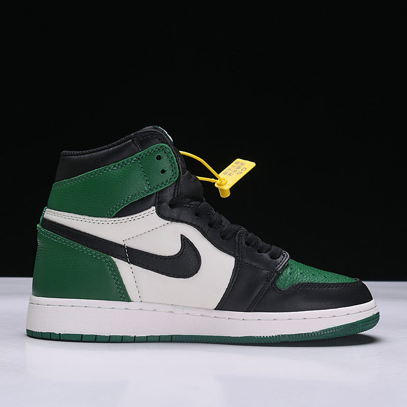 Nike Air Jordan 1 Green Purple AJ1 黑紫新黑绿脚趾 休闲男女情侣鞋