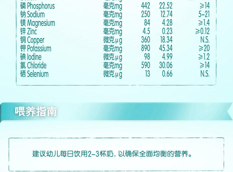 蒙牛瑞哺恩亲适OPO结构脂3段12-36个月幼儿三段牛奶粉800g*1罐