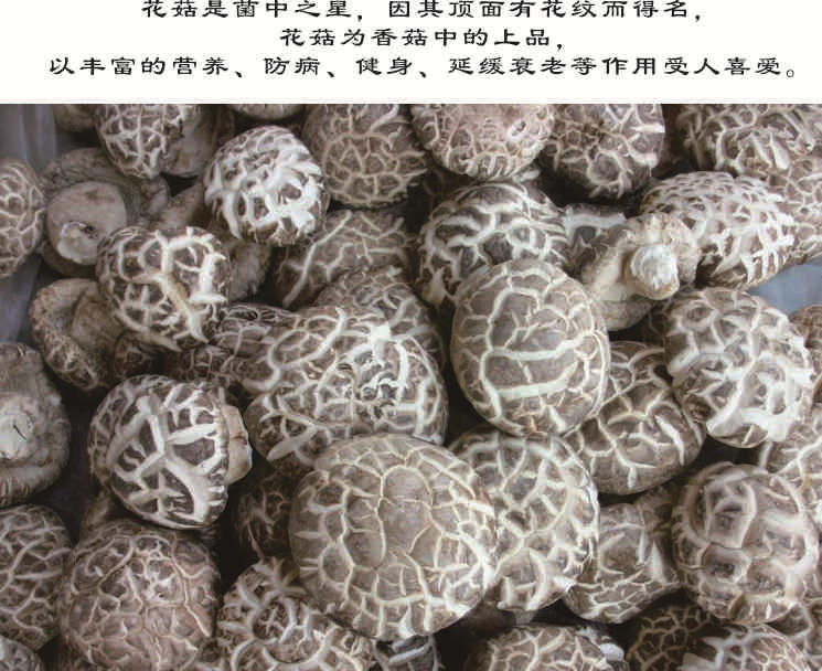 延桐 生态 山珍系列 花菇 250g/包 包邮