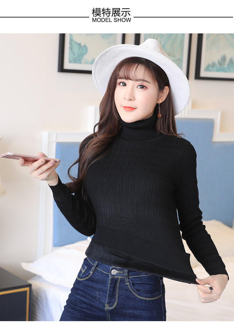 纯色套头针织衫/毛衣单件2018年春季长袖修身显瘦潮流气质街头韩版