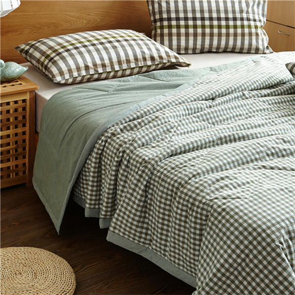 欧的家纺纯棉水洗棉春夏全棉空调被1.5-1.8米床铺