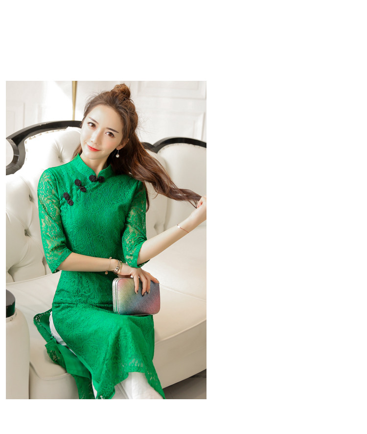 套装/套裙时尚气质优雅韩版显瘦修身2017年春季潮流纯色中袖绣花边