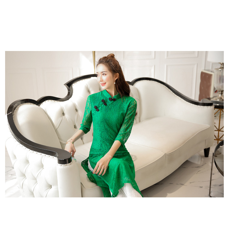 套装/套裙时尚气质优雅韩版显瘦修身2017年春季潮流纯色中袖绣花边
