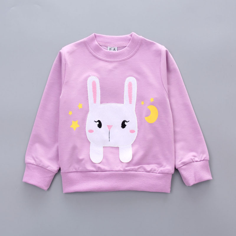 新款小兔女童婴幼儿秋季衣服长袖棉质儿童套装
