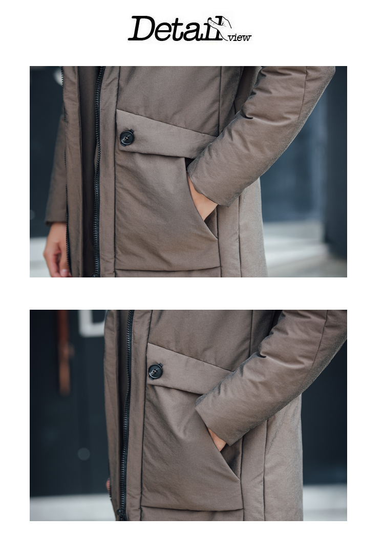 棉衣百搭气质修身显瘦甜美韩版长袖中长款连帽精致韩风2017年冬季