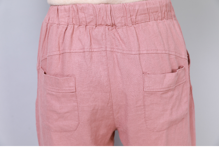 裤子2018年夏季纯色气质薄款韩版显瘦百搭流行优雅舒适甜美