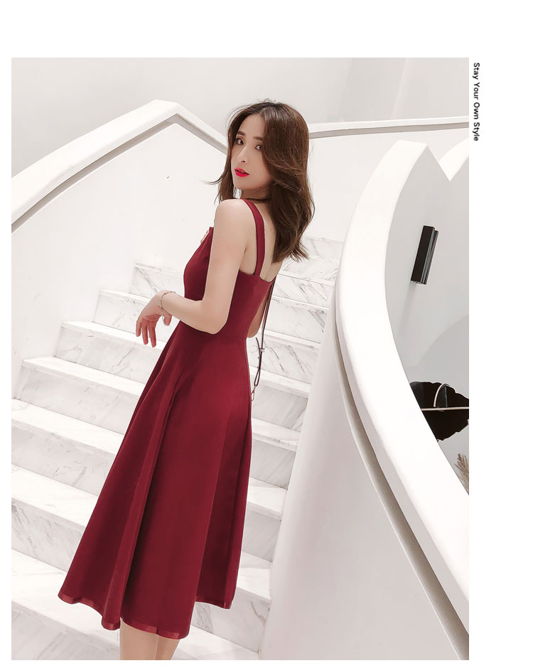 连衣裙2018年夏季韩版时尚休闲舒适简约气质潮流修身显瘦实用