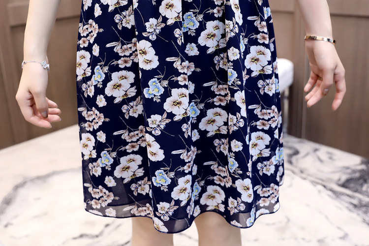 简约舒适气质修身显瘦韩版优雅连衣裙2018年夏季时尚