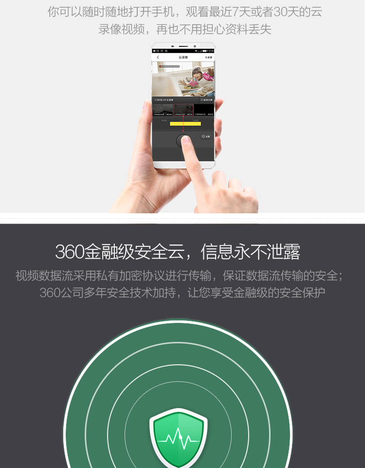 360智能摄像机-高清版（1080P版）