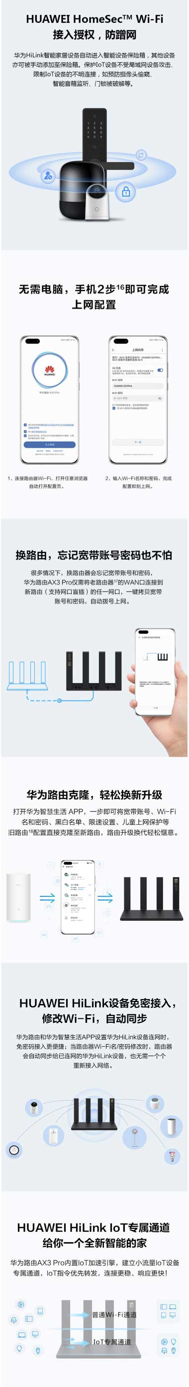 华为/HUAWEI 华为路由AX3 Pro