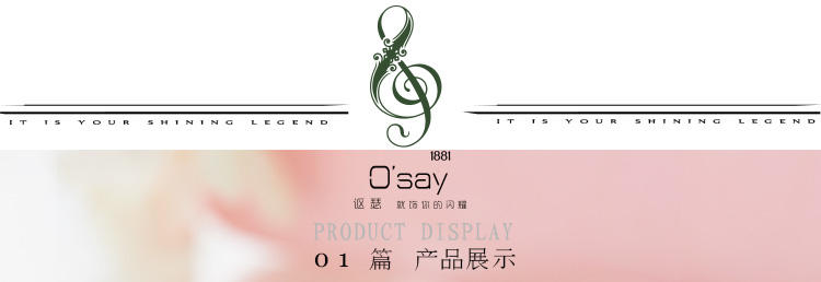 O'say 镀金彩色水晶珍珠耳饰 女 E02150442AA