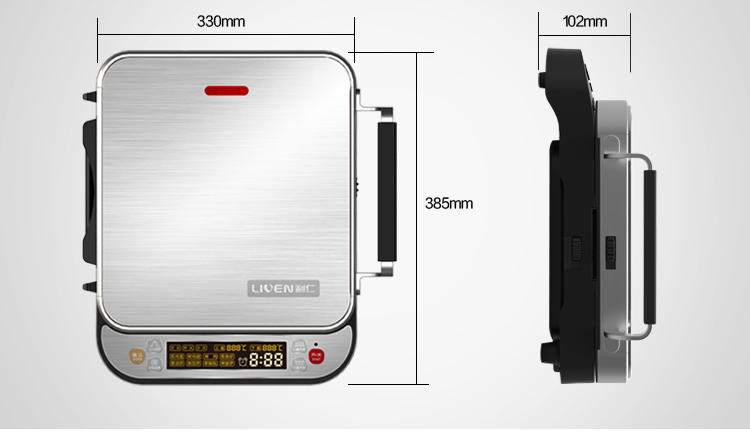 利仁LR-FD431 电饼铛悬浮可拆卸煎烤机蛋糕机家用烧烤机正品