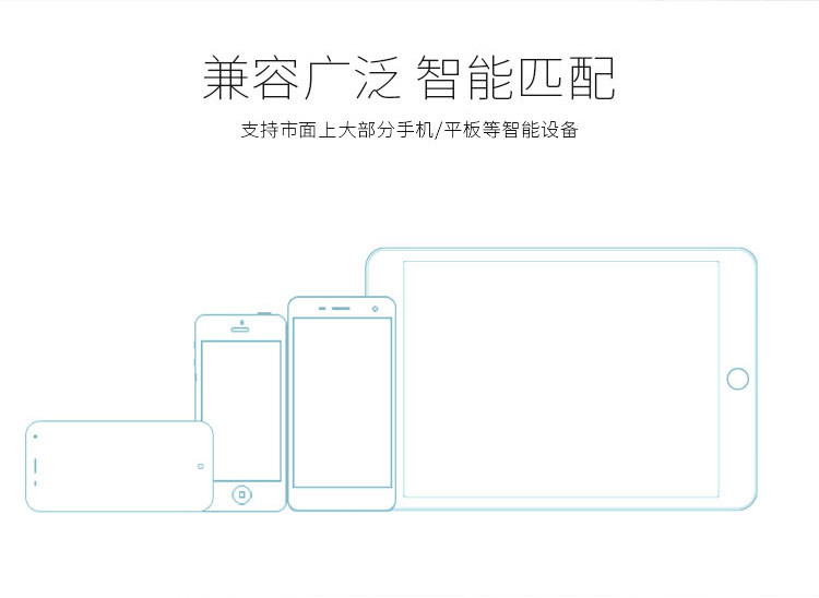 纽曼 A106 轻薄 三USB输出移动电源充电宝 10000毫安 白色