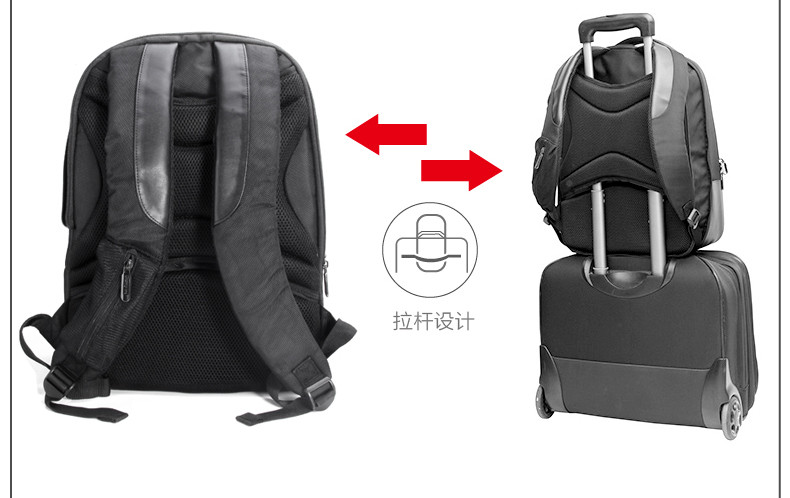 泰格斯/TARGUS双肩包电脑包男女 14寸多功能涤纶防水大容量旅行休闲背包 TSB290AP