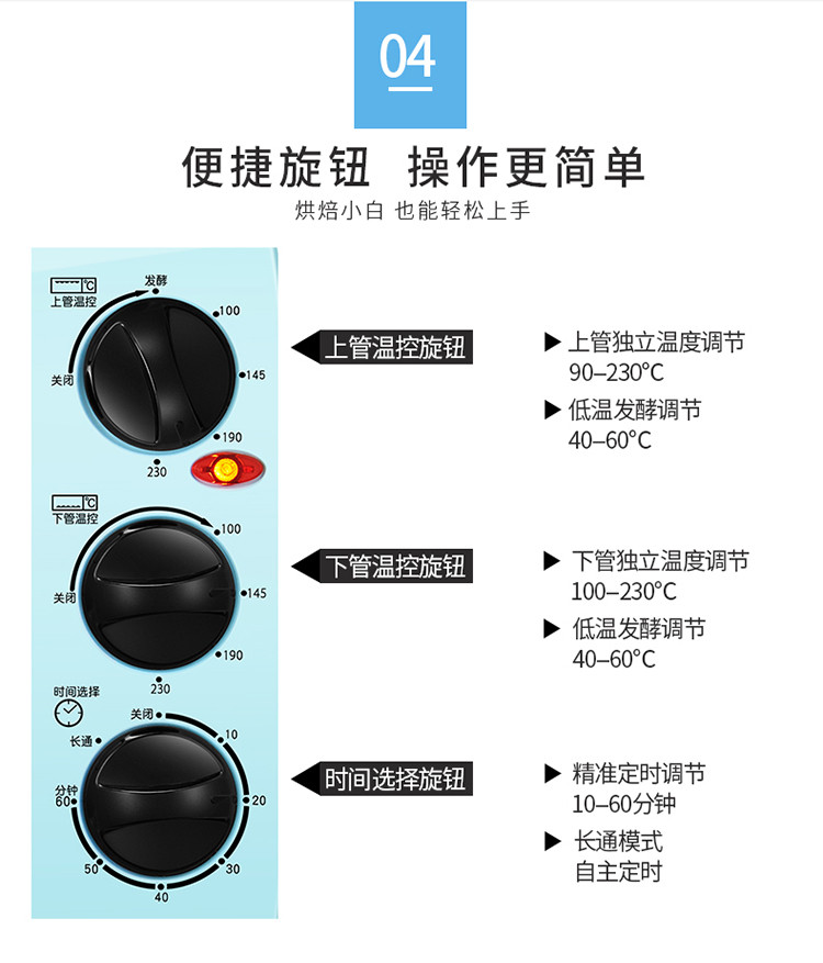 康佳/KONKA 电烤箱 家用多功能独立控温烘焙蛋糕20L烤箱 KAO-2080（配烘焙礼包）