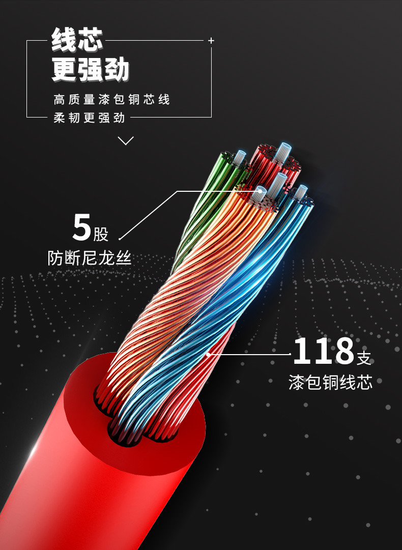 台电 数据线支持2.1A快速充电 L-H10