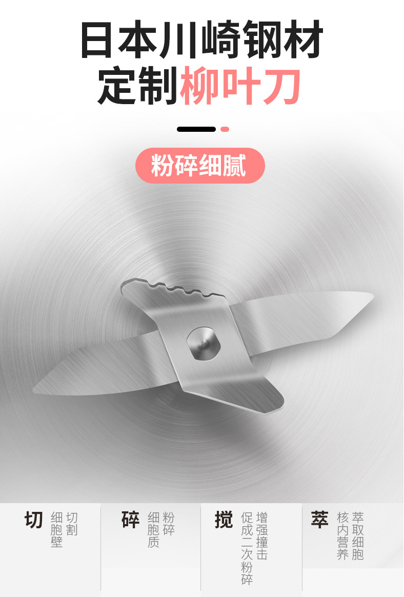 志高（CHIGO） 豆浆机家用小型破壁免过滤多功能全自动料理机 ZG-TJ201绿色