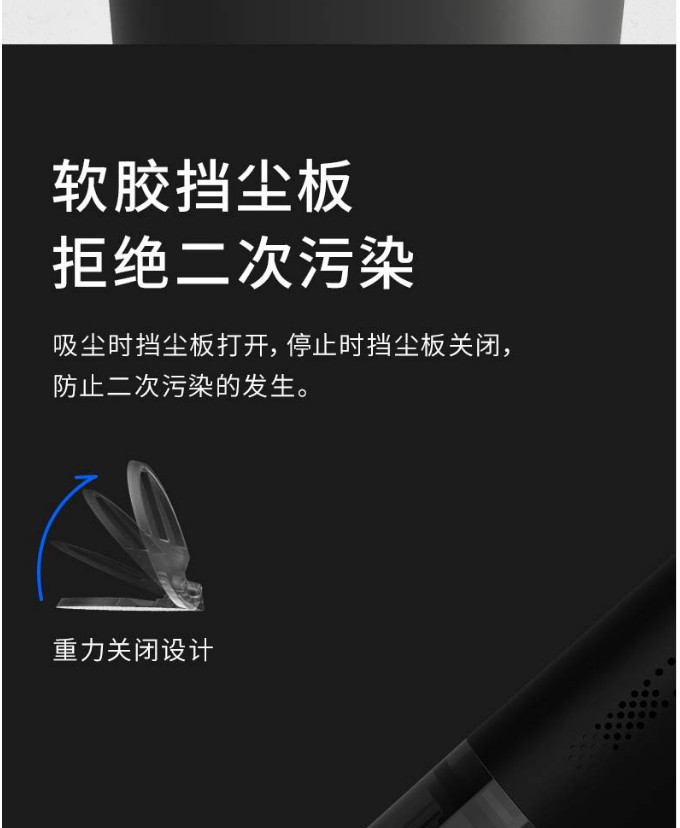 SAMPO 吸尘器400W手持便携家用除螨毛发干湿两用滤芯可清洗静音 SP-XCX001