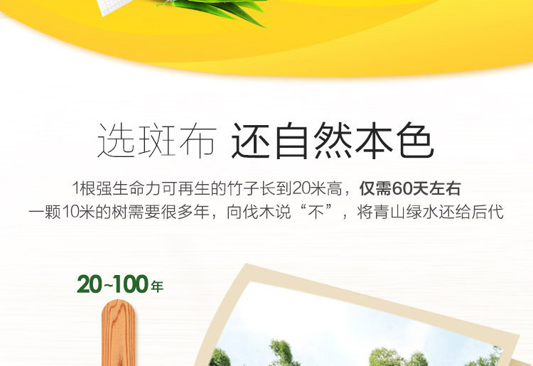 斑布70克卷纸无芯长卷竹浆本色手纸厕纸家庭装班布纸巾700克/提 30卷/BCW70B10