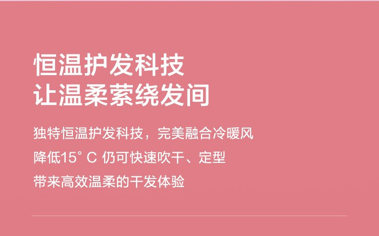 飞利浦/PHILIPS吹风机家用电吹风筒大功率速干风筒负离子护发BHD388/05