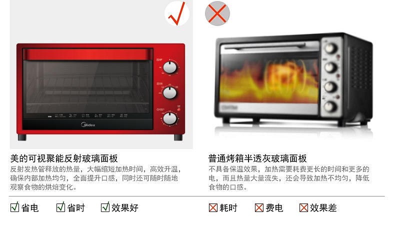 Midea/美的 T3-321C专业烘焙烤箱家用全能大容量电烤箱