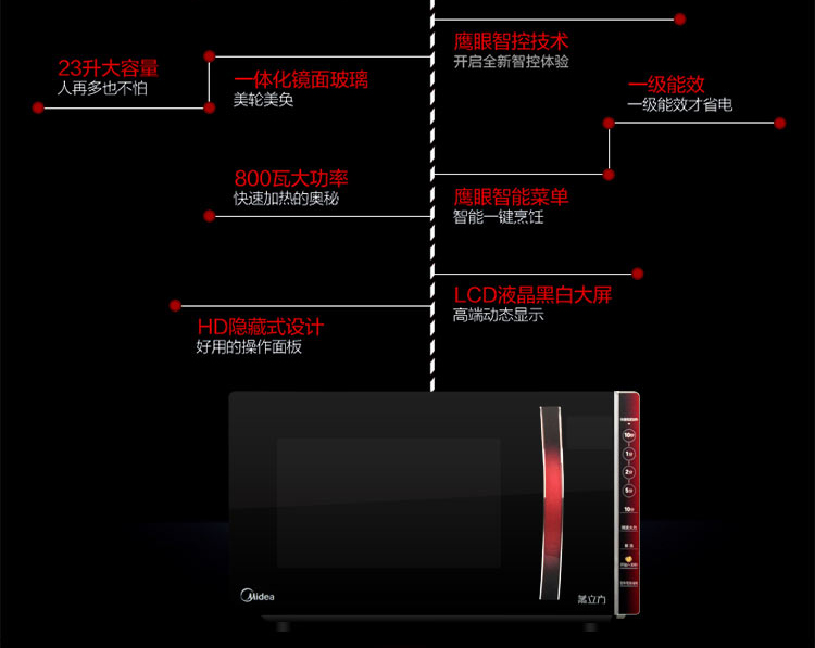 Midea/美的 变频蒸立方微波炉EV923MF7-NRH