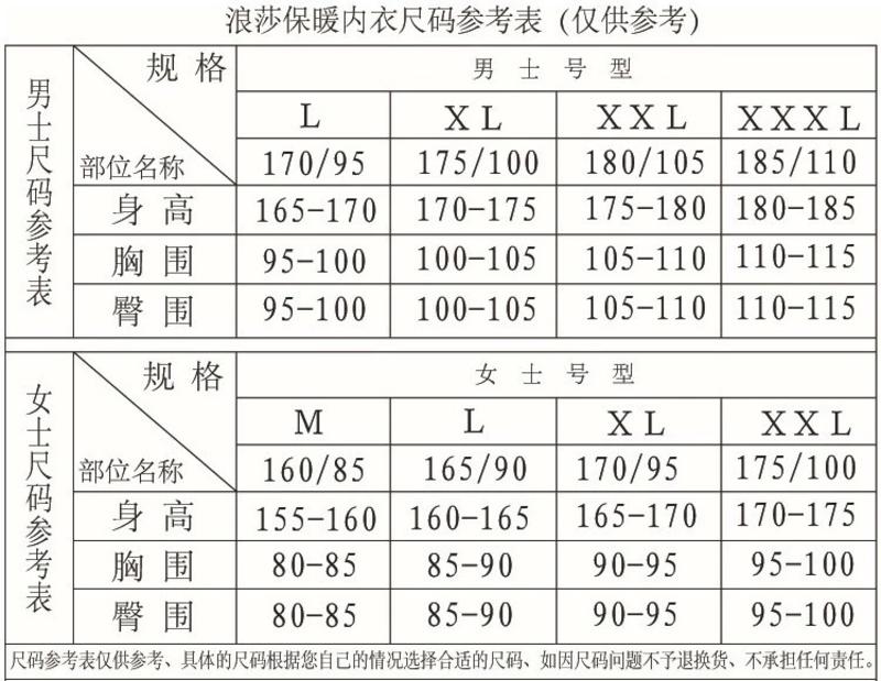 【浙江百货】浪莎男士竹纤维薄款内衣套装 竹碳圆领套头基础内衣LY