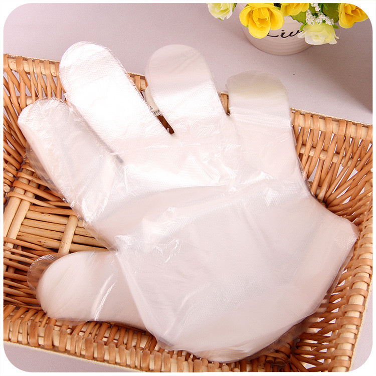【浙江百货】一次性手套 塑料手套美容餐饮手套一次性手套 （大约100只左右）