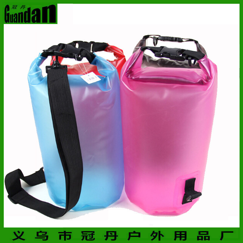 【浙江百货】PVC防水桶，漂流袋 游泳沙滩包户外背包收纳桶5L GD