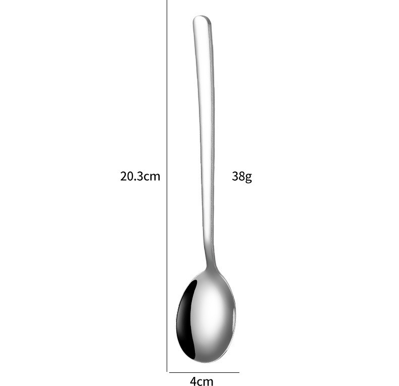 【浙江百货】儿童304不锈钢餐具韩式勺子不锈钢汤勺调羹汤匙