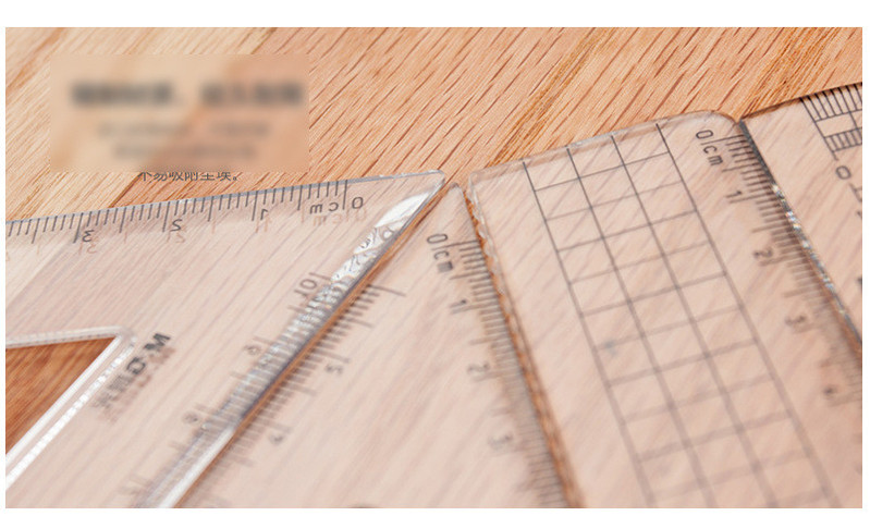 【浙江百货】晨光套尺 学生直尺三角尺半圆尺套装组合 测量工具尺子 ARL96042