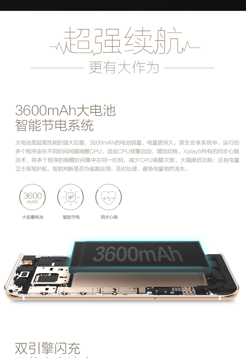 （邮储特卖）vivo Xplay5 4G+128G内存 全网通版