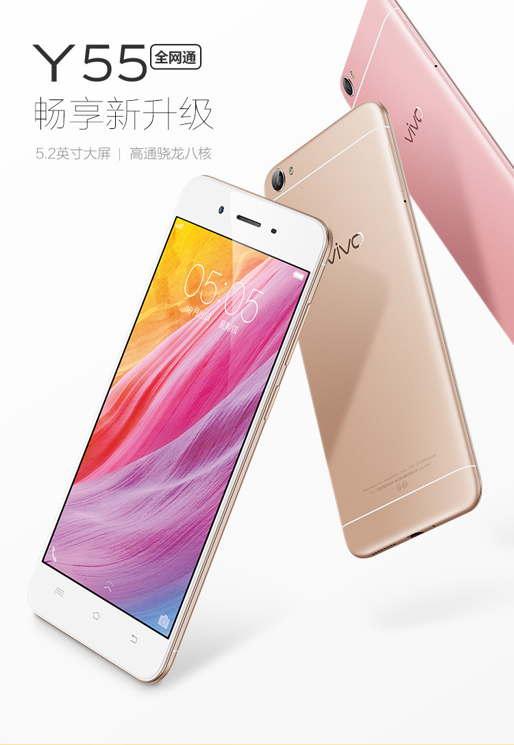 vivo Y55 2+16G全网通4G双卡双待  智能手机