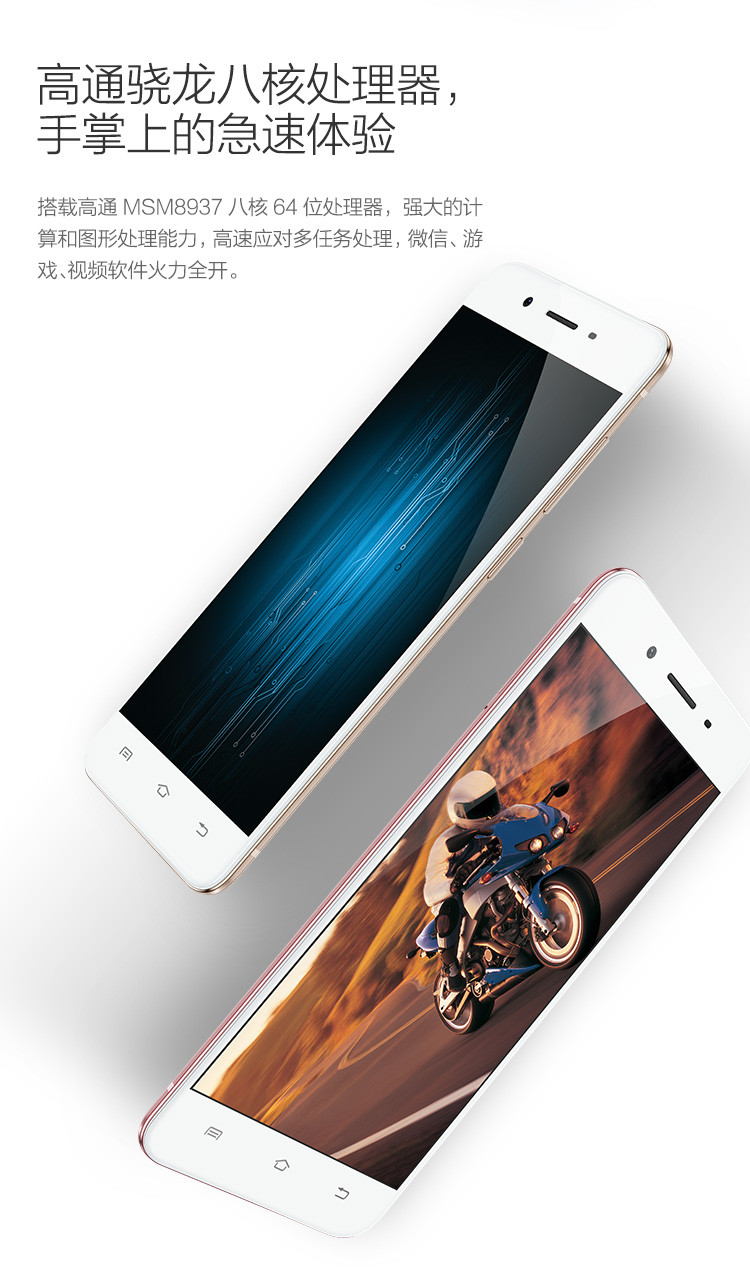 vivo Y55 2+16G全网通4G双卡双待  智能手机