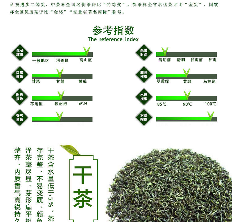 茶叶 绿茶  有机绿茶 袋装茶叶 50g/袋*2  手工茶 |湖北咸宁特产