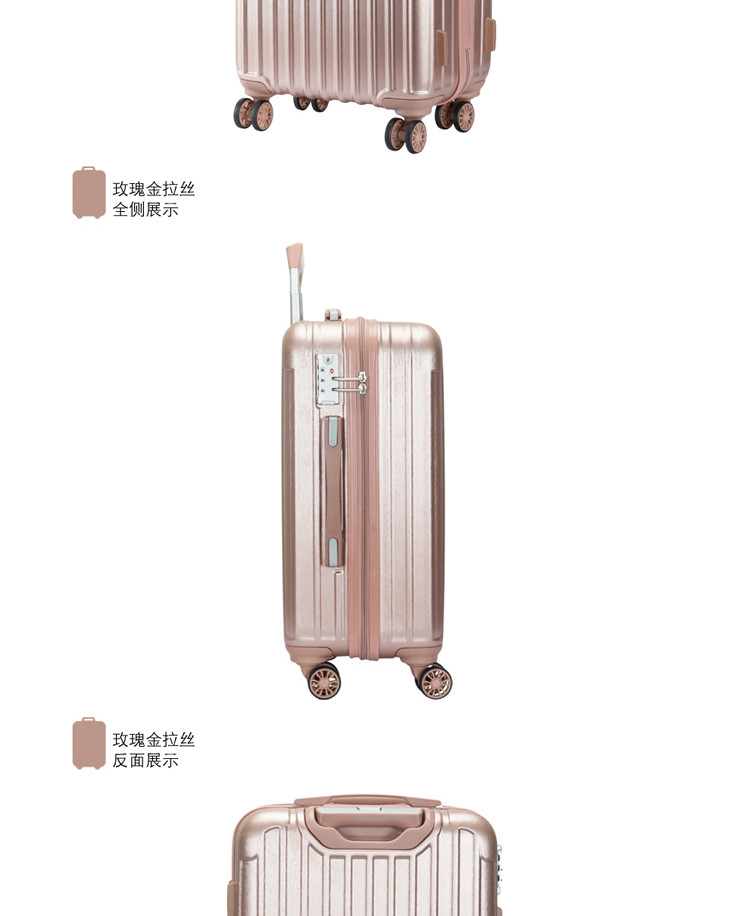 爱华仕 24寸拉杆箱万向轮TSA海关锁密码箱行李箱 OCX6197U-24寸