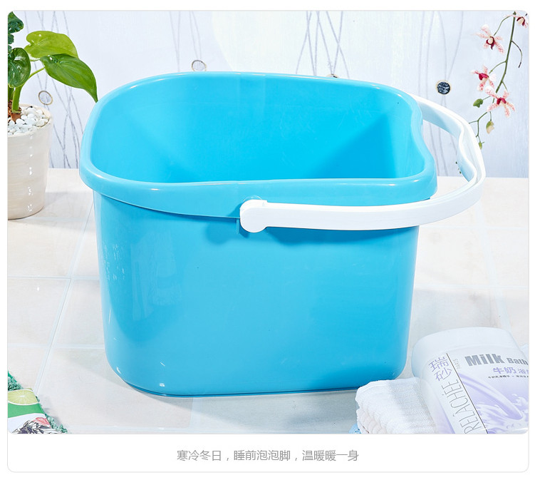 茶花 塑料盆塑料桶水桶舒益洗脚盆 0351