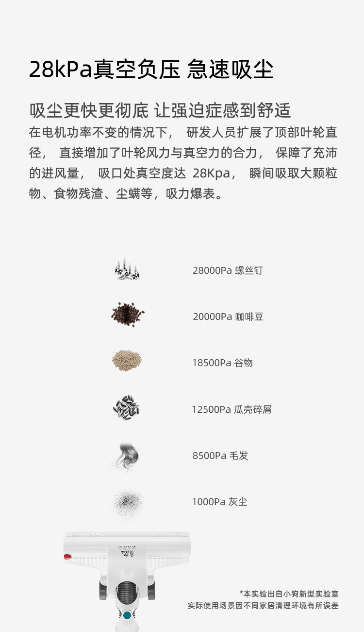 小狗 家电吸尘器卧式家用大功率大吸力多重过滤S9mate