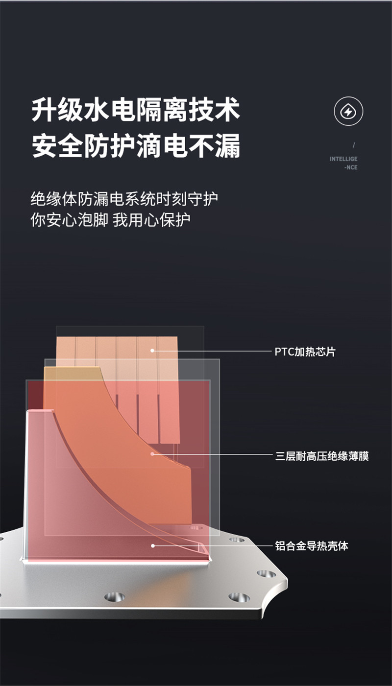 泰昌 可折叠泡脚桶家用按摩洗脚盆电动加热恒温足浴盆神器吴昕同款